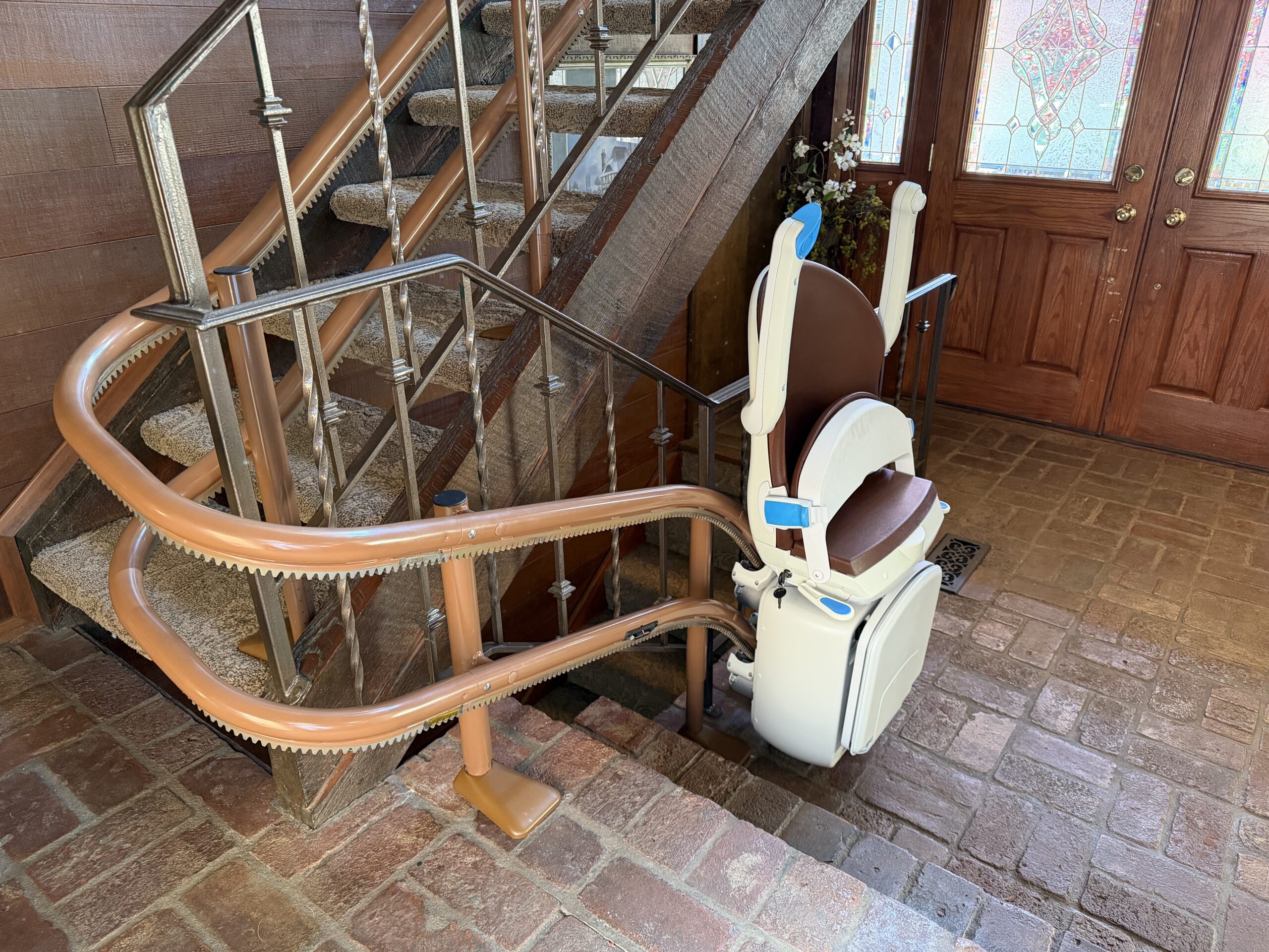 Stairlift installed in a Spokane home